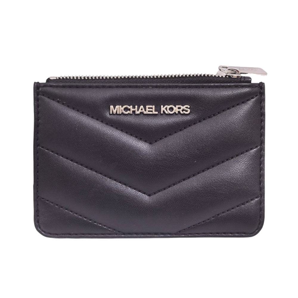 MK JETSET TRAVEL CARDHOLDER SM TZ COIN POUCH 35R4GTVP1V BLAC