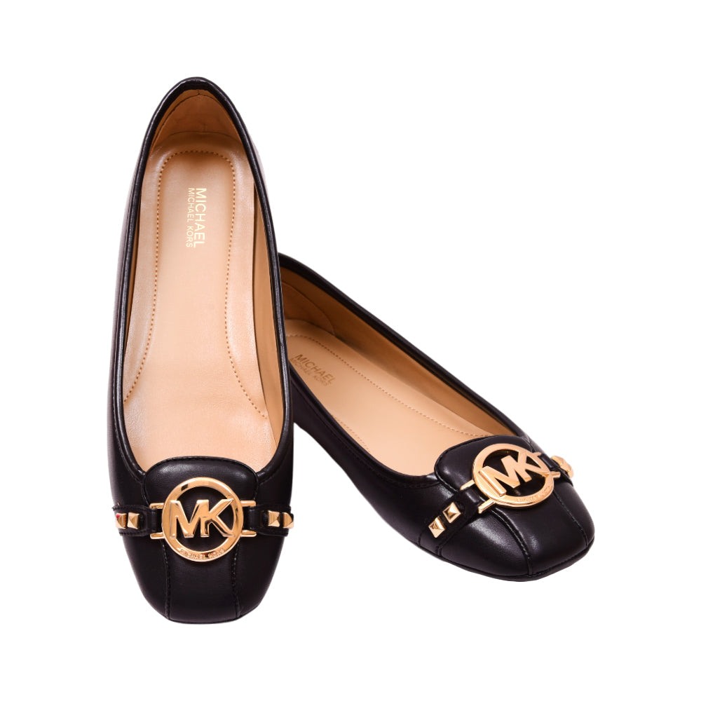 MK FULTON MOC PUMP FAUX LTHR PARAMID 49T8FUFR1L BLACK 9