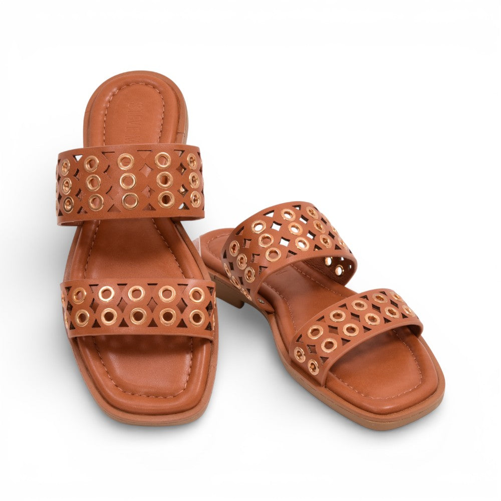STEVE MADDEN ERRAND SLIPPER ERRA01S1 BROWN-MULTI 6