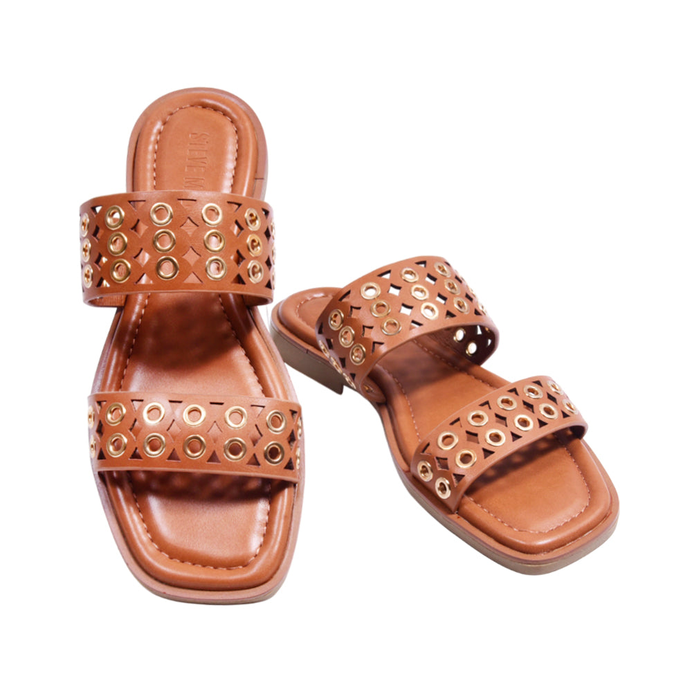 STEVE MADDEN ERRAND SLIPPER ERRA01S1 BROWN-MULTI 7.5