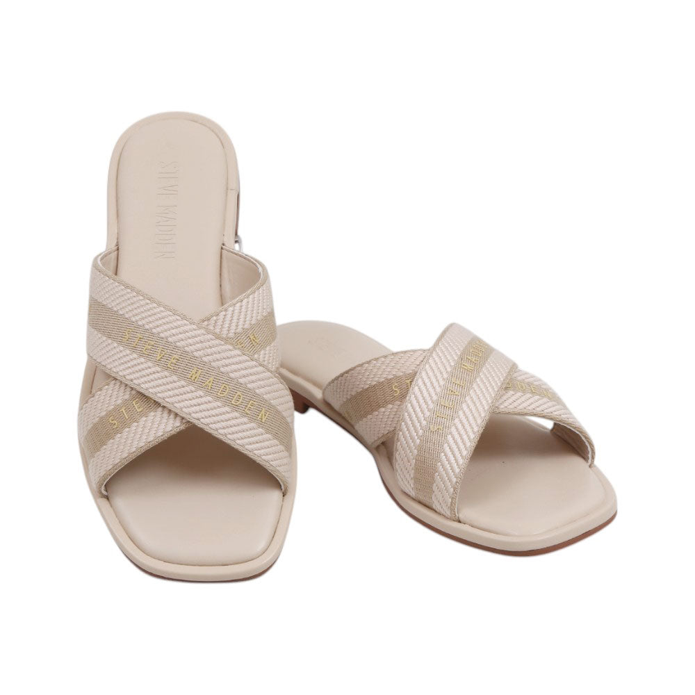 STEVE MADDEN ARROWS SLIPPER ARR003S1 OFF-WHITE 6.5