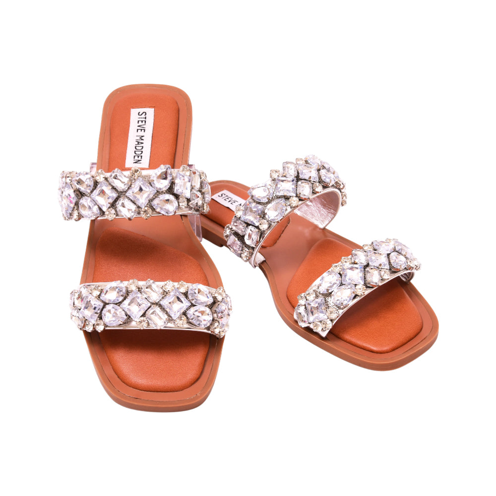 STEVE MADDEN ASTAR SLIPPER ASTA0351 SILVER 7