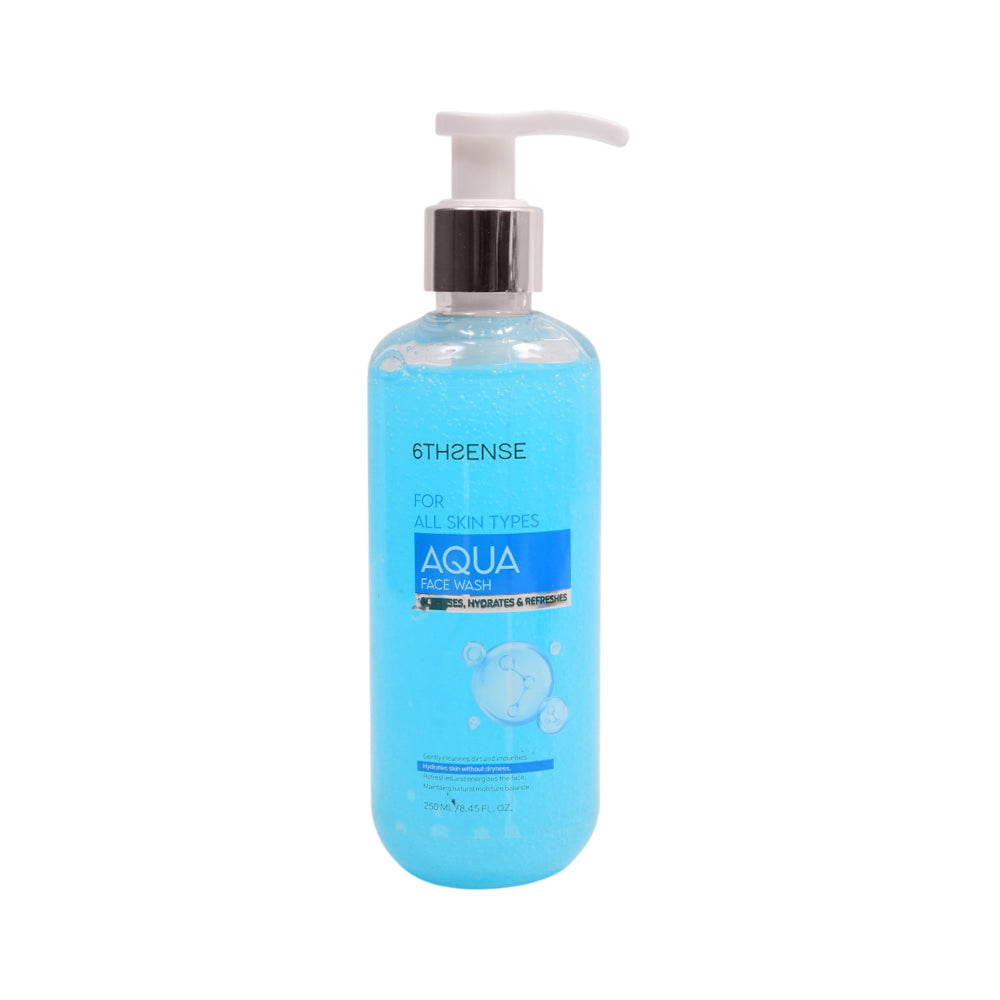 6TH SENCE AQUA FACEWASH 250 ML