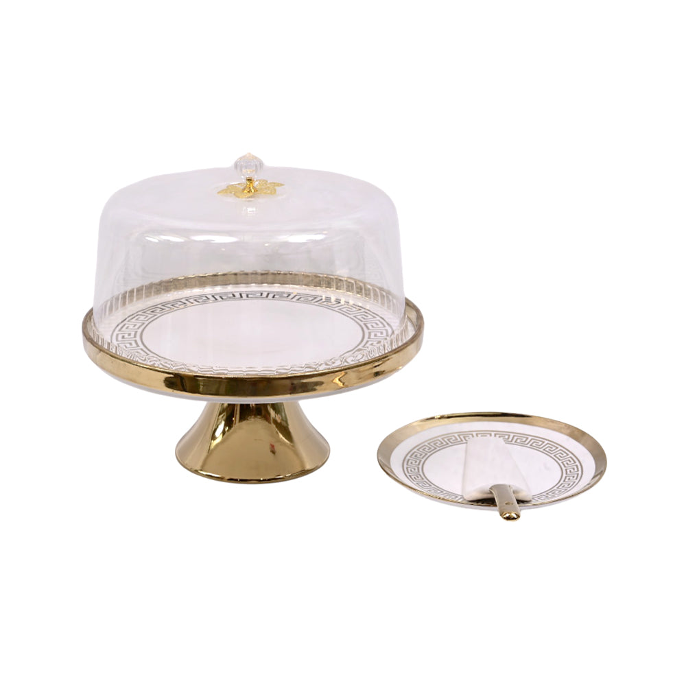 CAKE PLATE SET 9PC SHINE COLLECTION ABC25-319