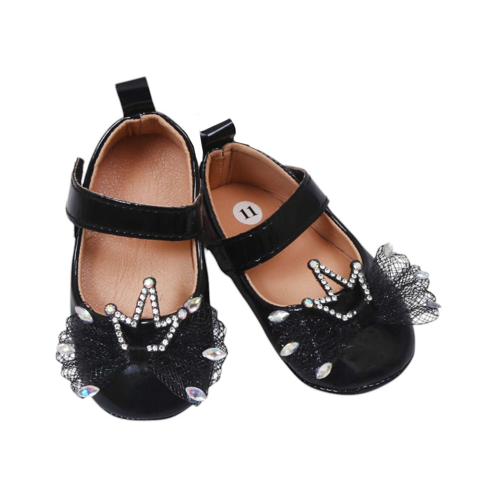 GIRLS BOOTIES 11-13 BLACK S-6