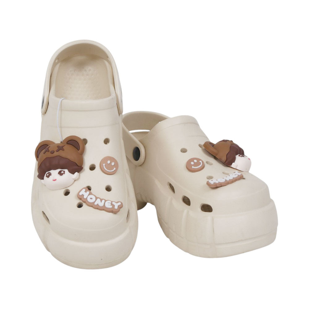 LADIES CROCS IR 35-40 BEIGE EVA-E953