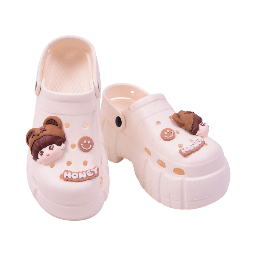 LADIES CROCS IR 35-40 WHITE EVA-E953
