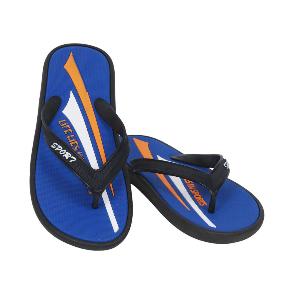 MENS FLIPFLOP IR 40-44 BLUE PVC-1699+8