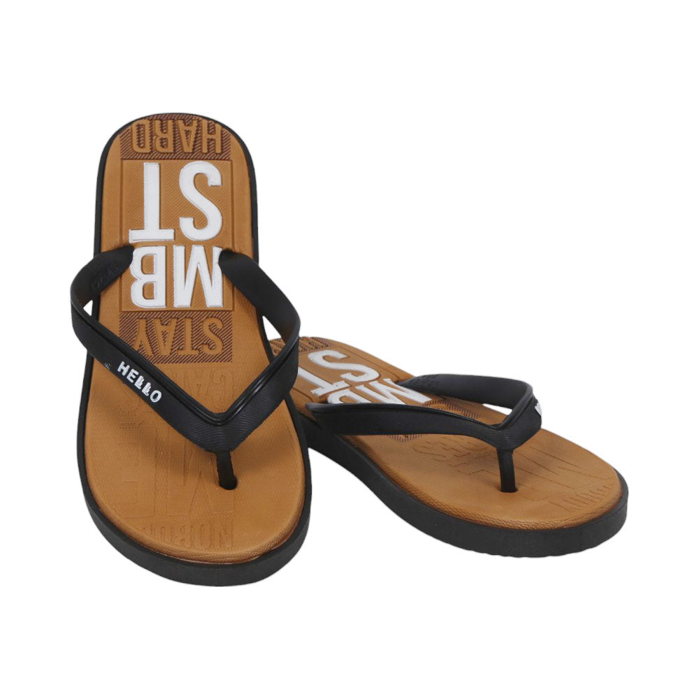 MENS FLIPFLOP IR 40-44 BROWN PVC-1688+18