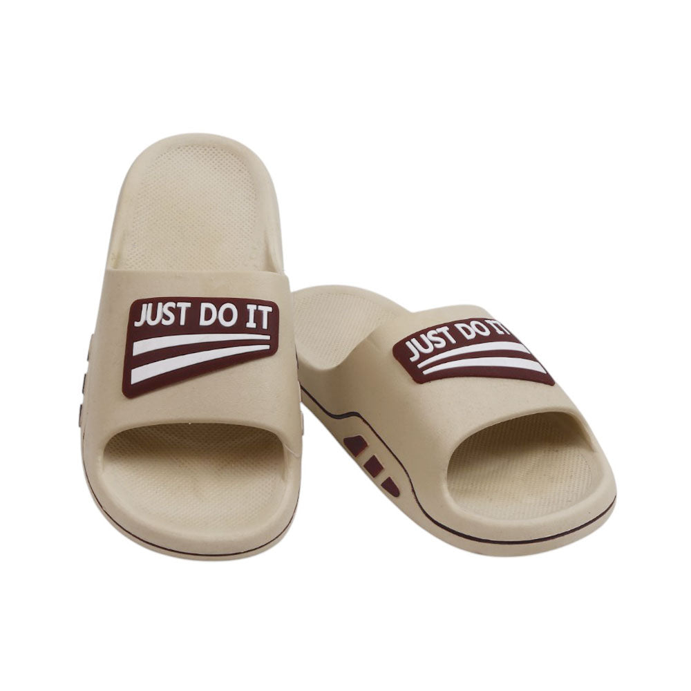 MENS SLIPPER IR 40-44 BEIGE PVC-9909