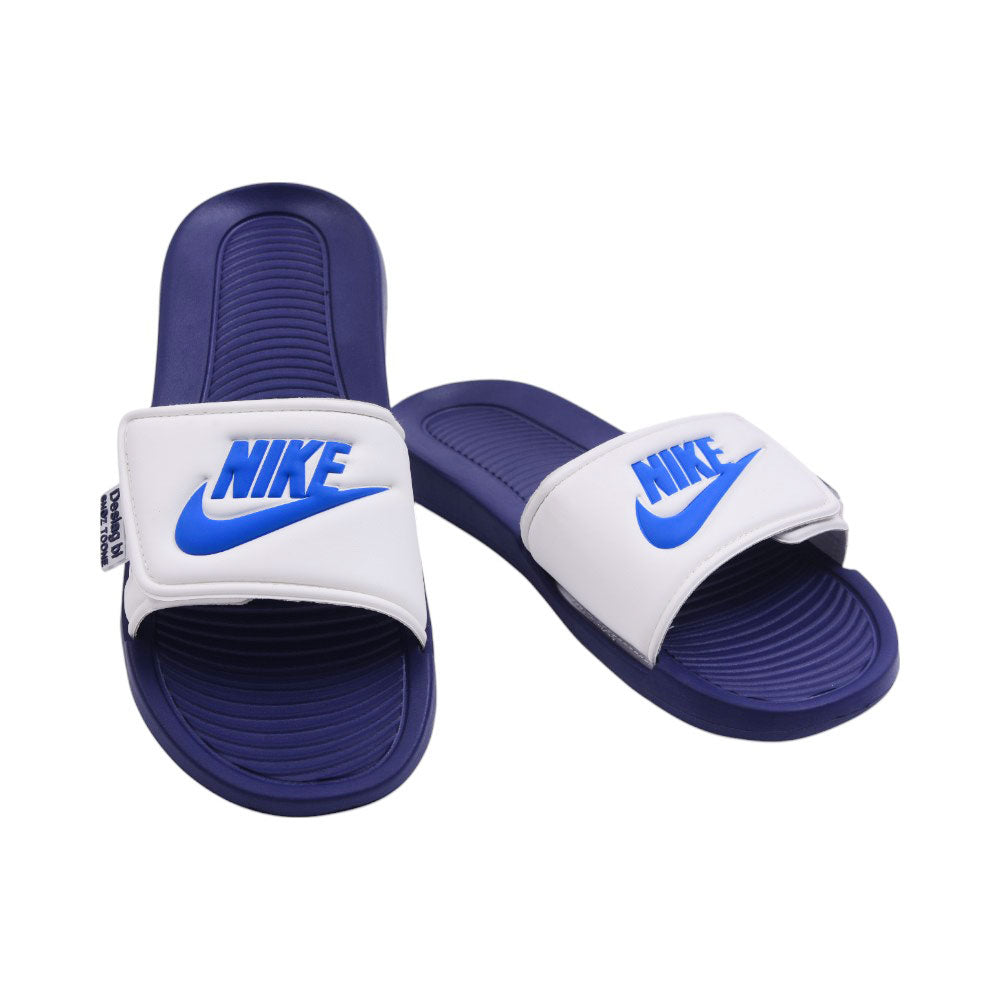 MEN SLIPPER 40-45 IR NAVY E8851-11