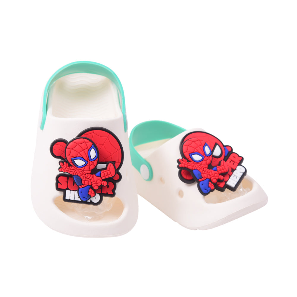 BOYS SLIPPER IR 24-29 WHITE EVA-263-275