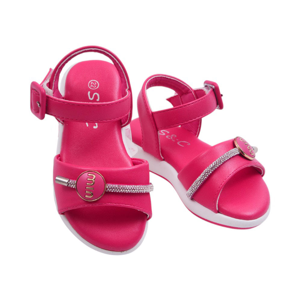 GIRLS SANDAL 22 RED H020