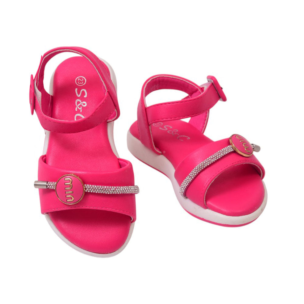 GIRLS SANDAL 23 RED H020