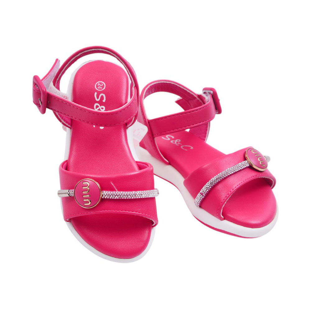 GIRLS SANDAL 24 RED H020