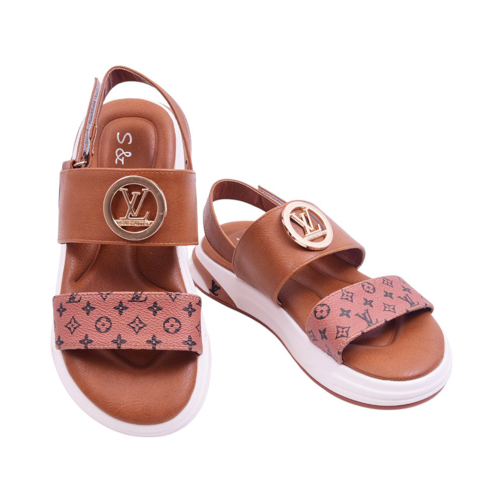 BOYS SANDAL 33 BROWN H003