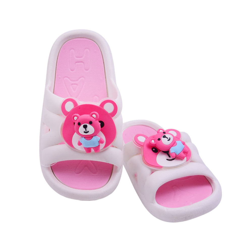 GIRLS SLIPPER IR 29 WHITE 9660-3 PVC