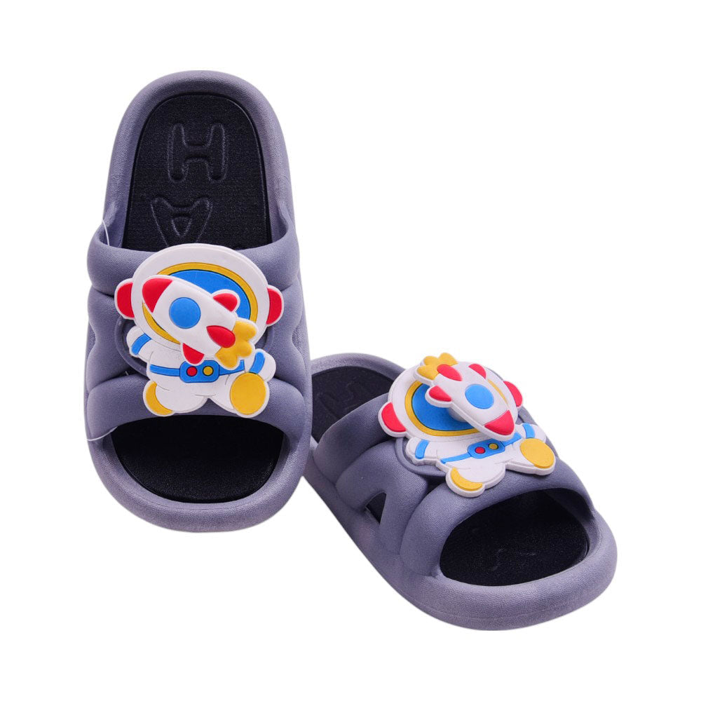 BOYS SLIPPER IR 29 GRAY 9660-15 PVC