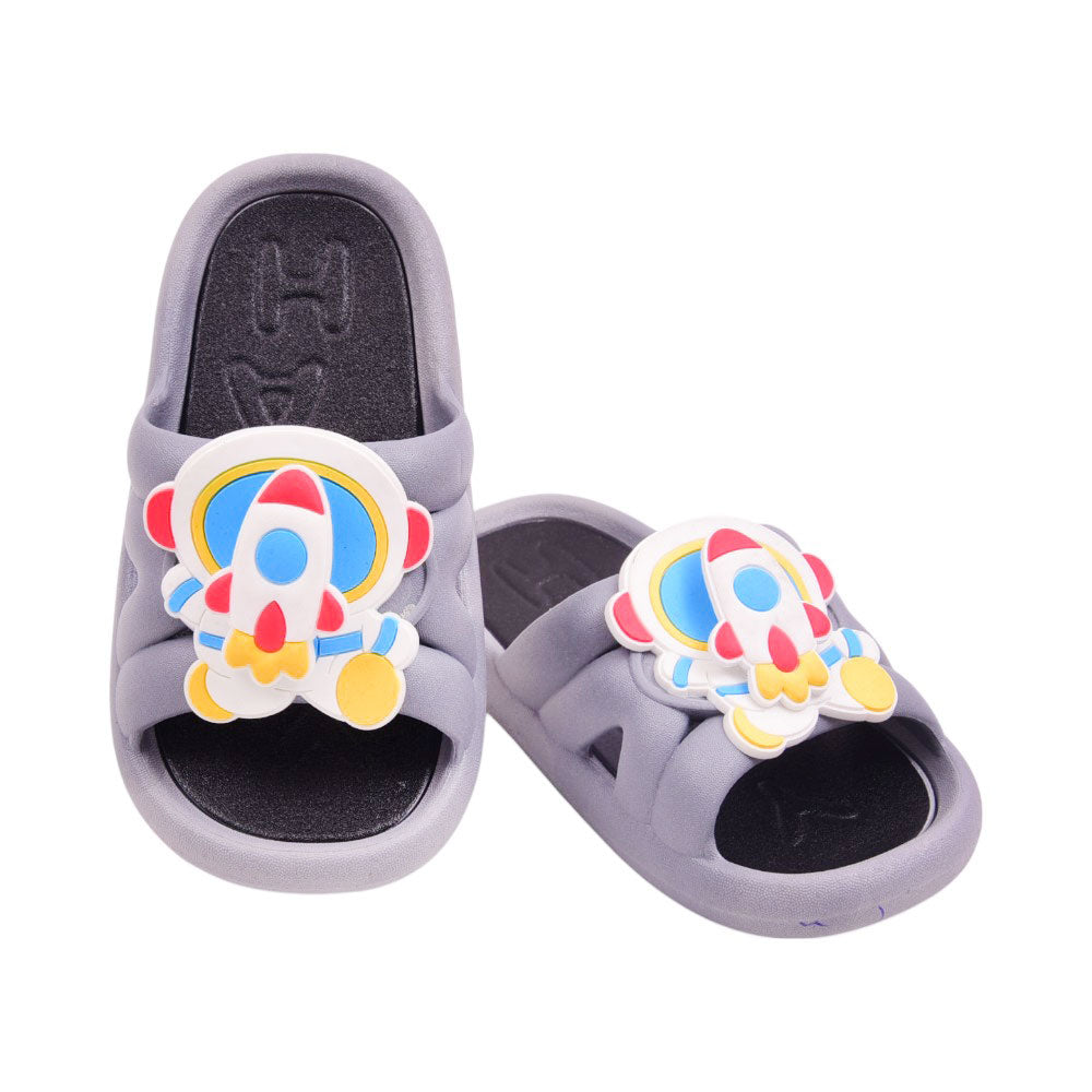 BOYS SLIPPER IR 26 GRAY 9660-15 PVC