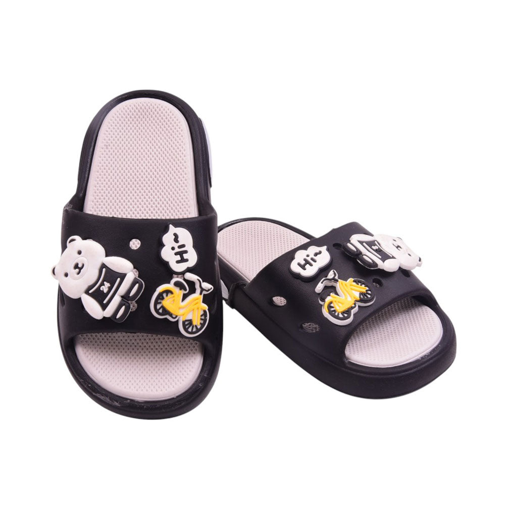 BOYS SLIPPER IR 28-29 BLACK 1301-27 EVA