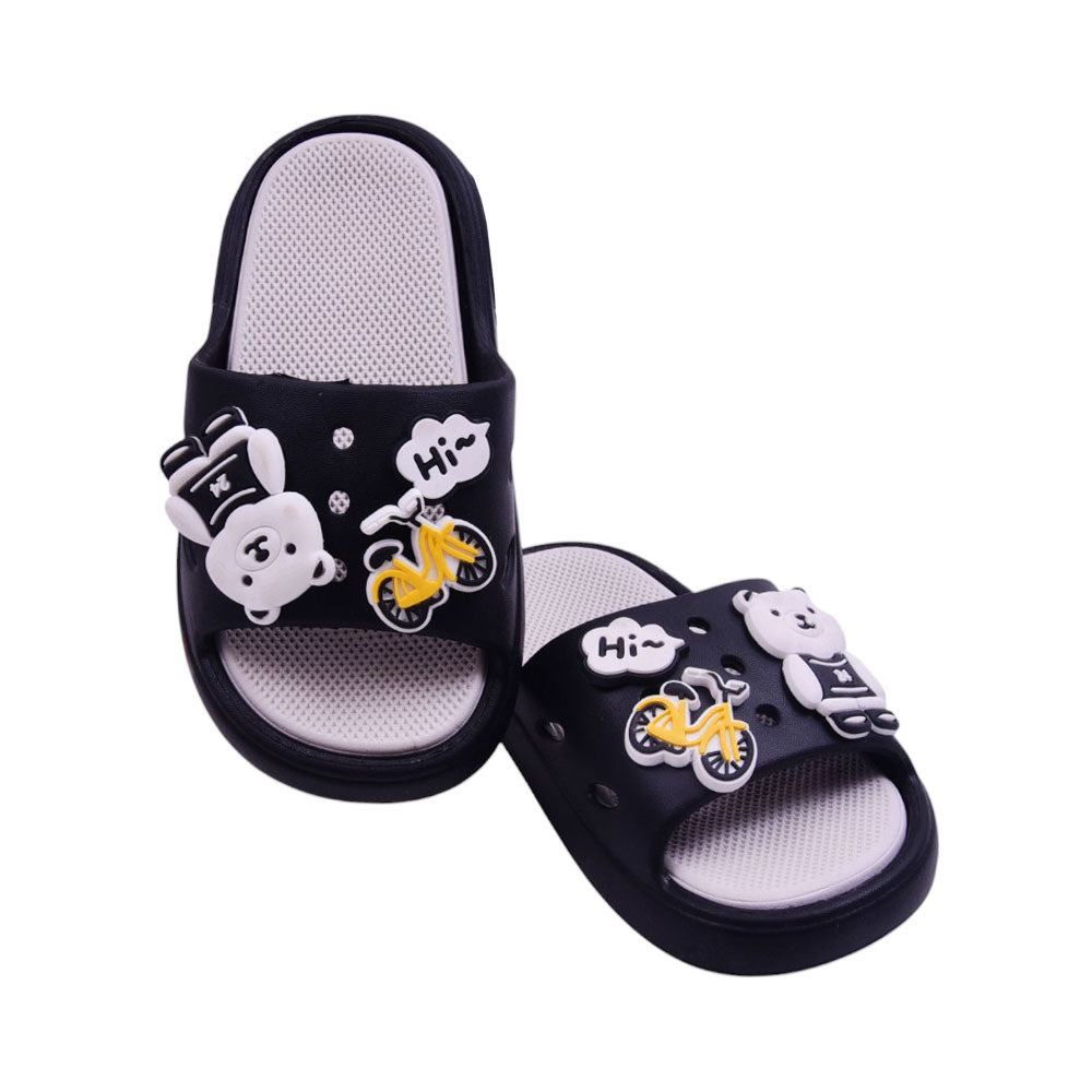 BOYS SLIPPER IR 26-27 BLACK 1301-27 EVA