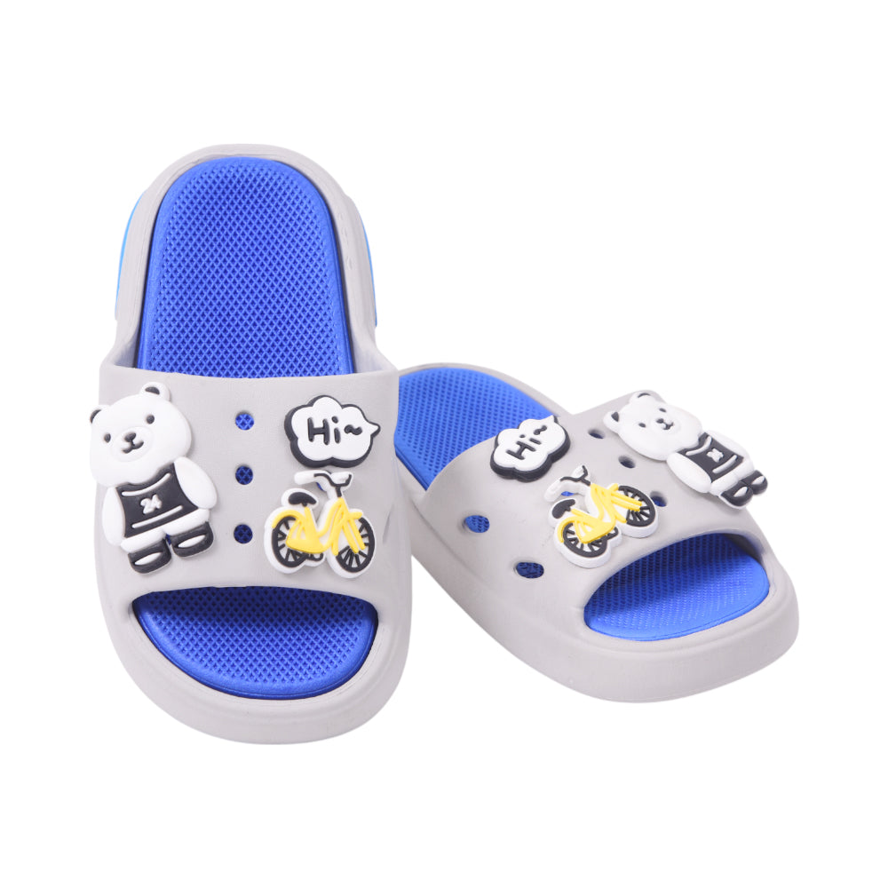 BOYS SLIPPER IR 26-27 GRAY 1301-27 EVA