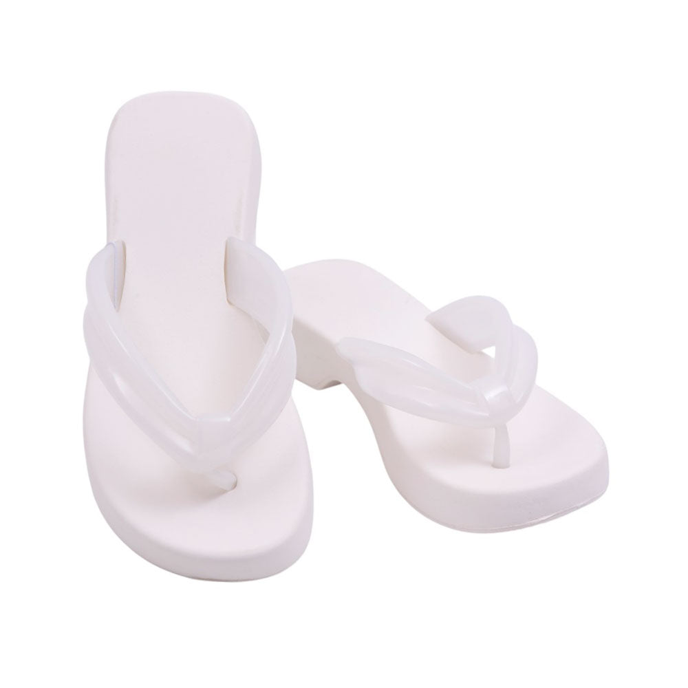 LADIES FLIP FLOP IR 38-39 WHITE A03-1 EVA