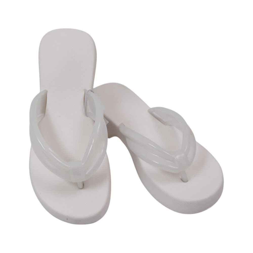 LADIES FLIP FLOP IR 36-37 WHITE A03-1 EVA