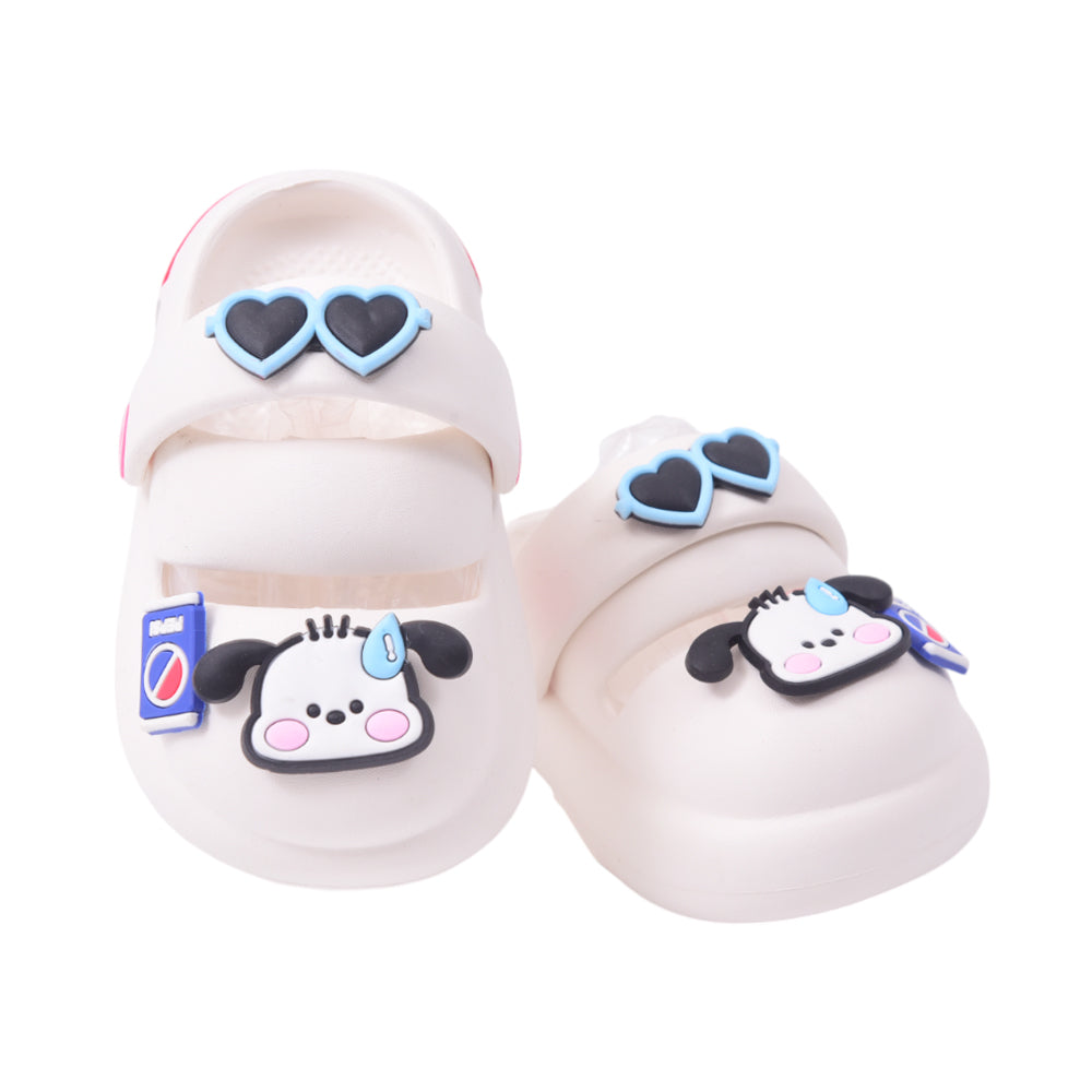 GIRLS CROCKS IR 18-19 WHITE 619-13 EVA