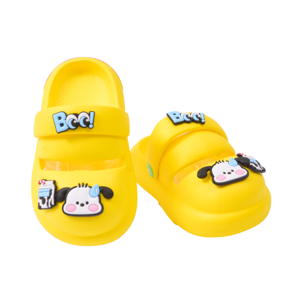 GIRLS CROCKS IR 24-25 YELLOW 619-13 EVA