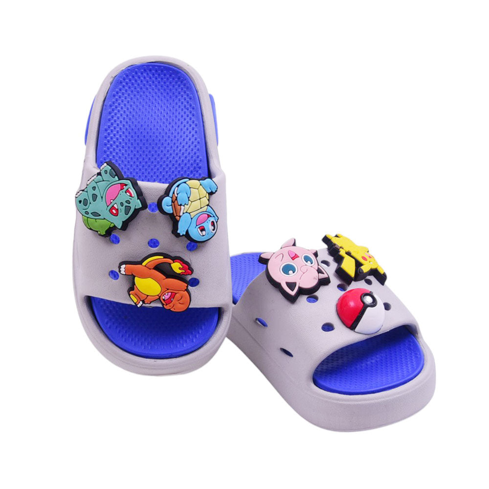 BOYS SLIPPER IR 26-27 GRAY 1388-75 EVA