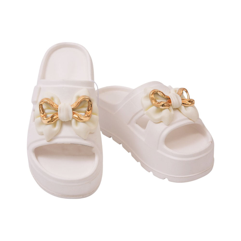 LADIES SLIPPER IR 40-41 WHITE 307-5 EVA
