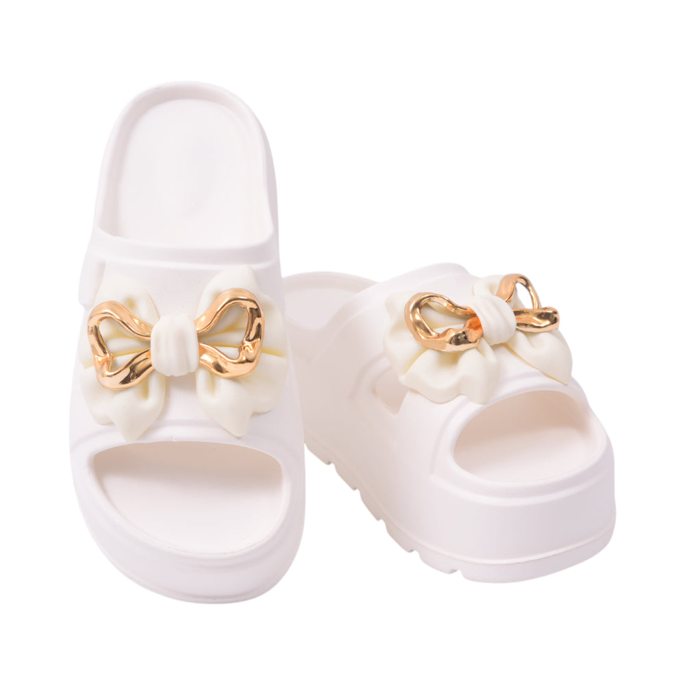 LADIES SLIPPER IR 36-37 WHITE 307-5 EVA