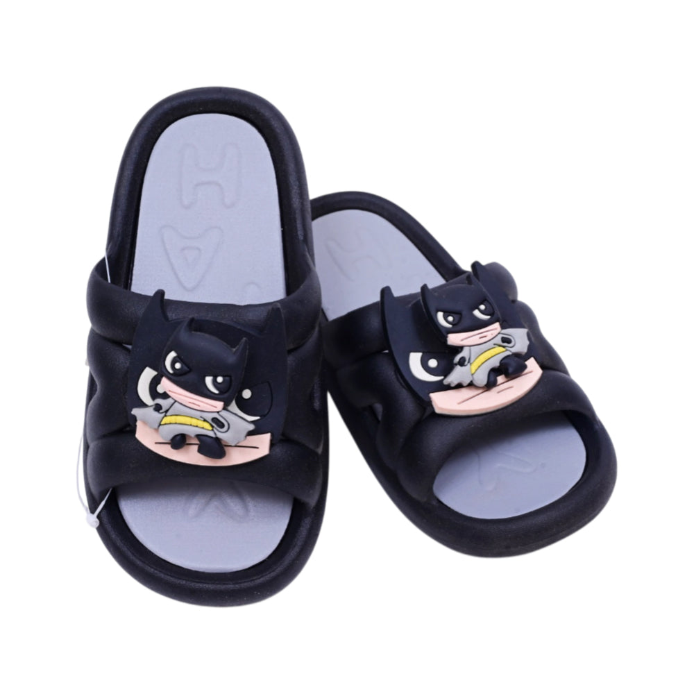 BOYS SLIPPER BLACK 9660+10 PVC 26-30