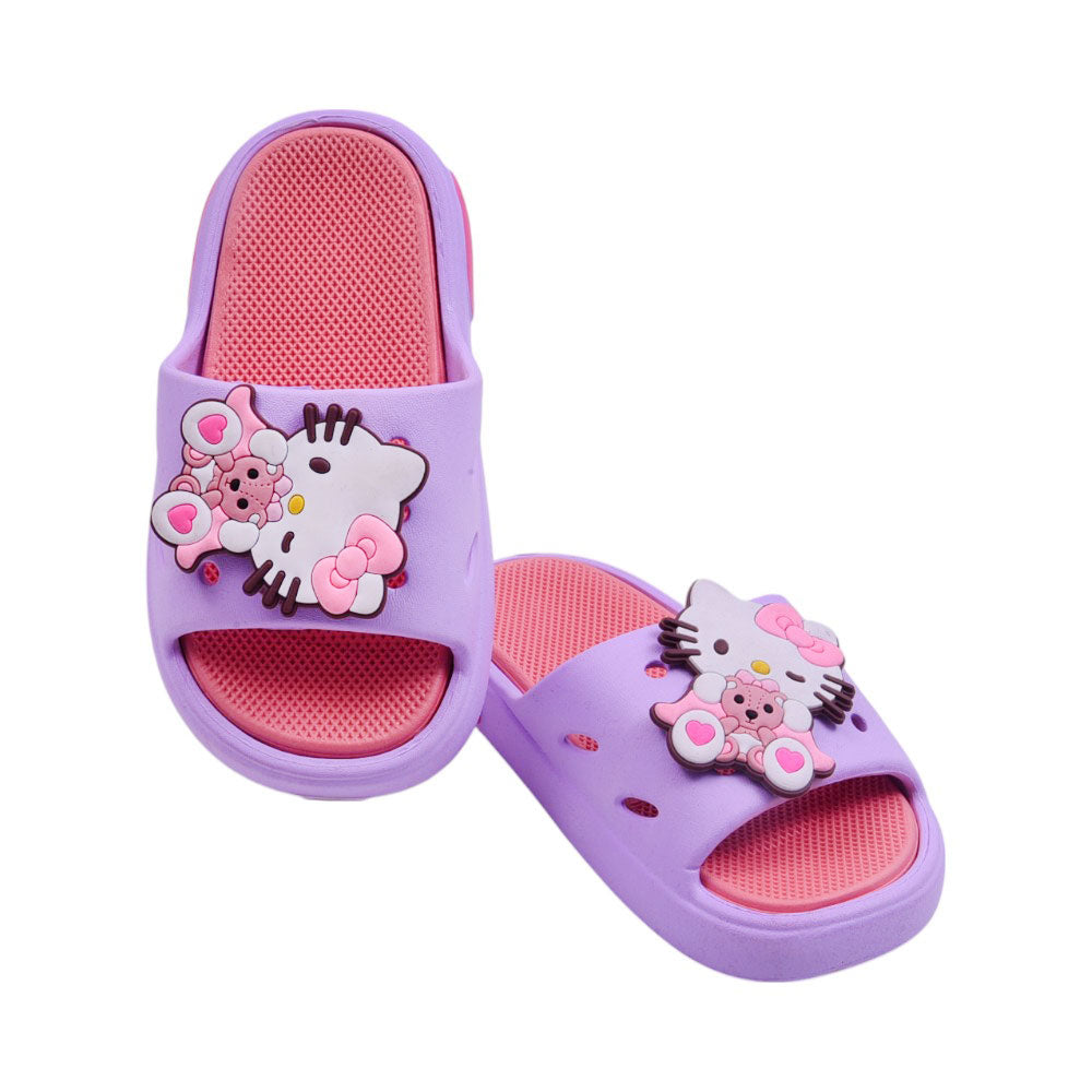 GIRLS SLIPPER 26-27 PURPLE 1301+65 EVA 24-29