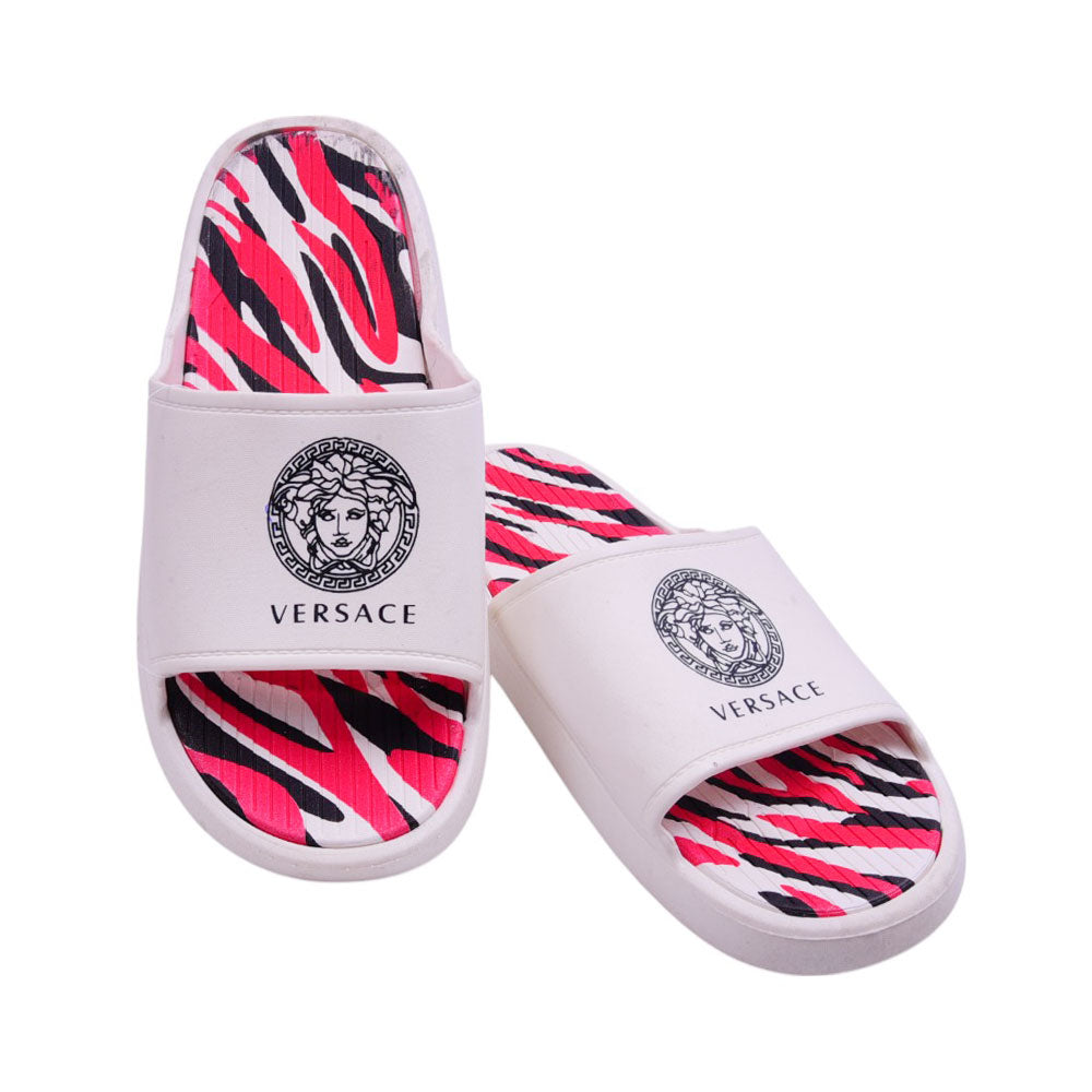 MENS SLIPPER 44 WHITE & RED 8983+108 PVC+EVA 40-44
