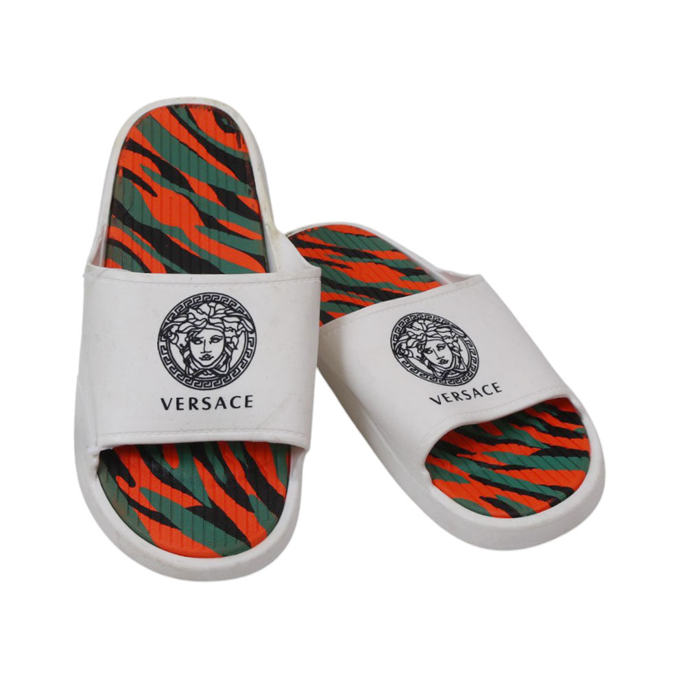 MENS SLIPPER 42 WHITE GREEN 8983+108 PVC+EVA 40-44