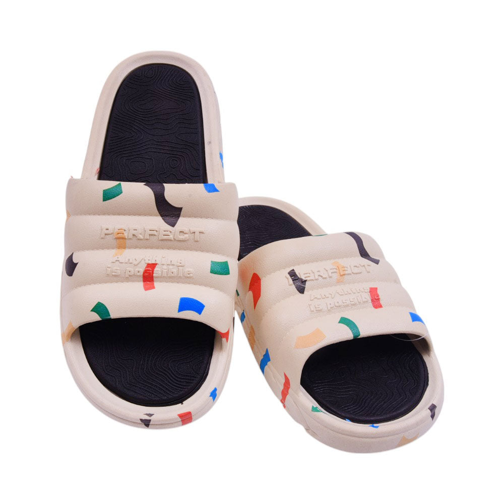 MENS SLIPPER 42 BEIGE 8957+12 PVC+EVA 40-44