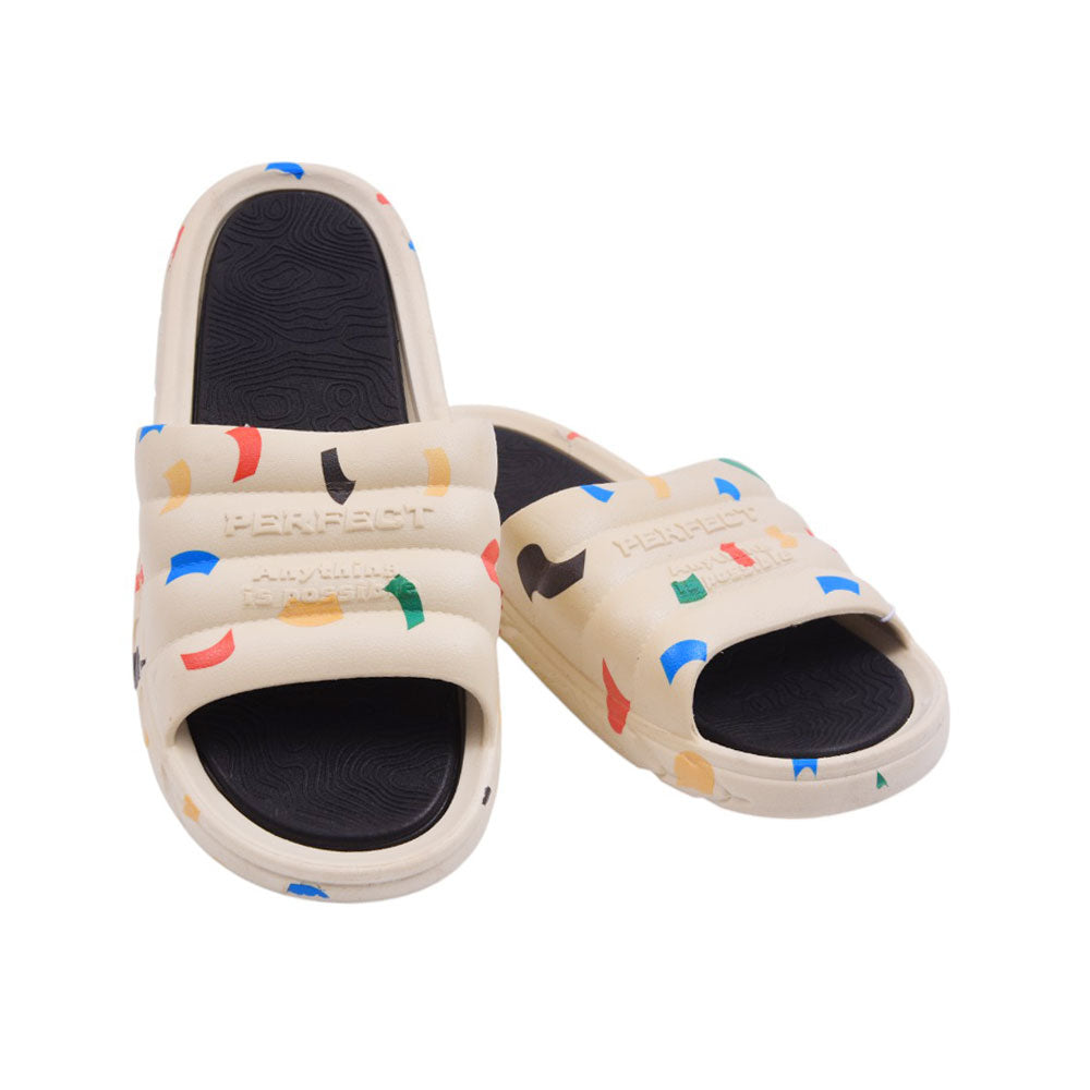 MENS SLIPPER 41 BEIGE 8957+12 PVC+EVA 40-44