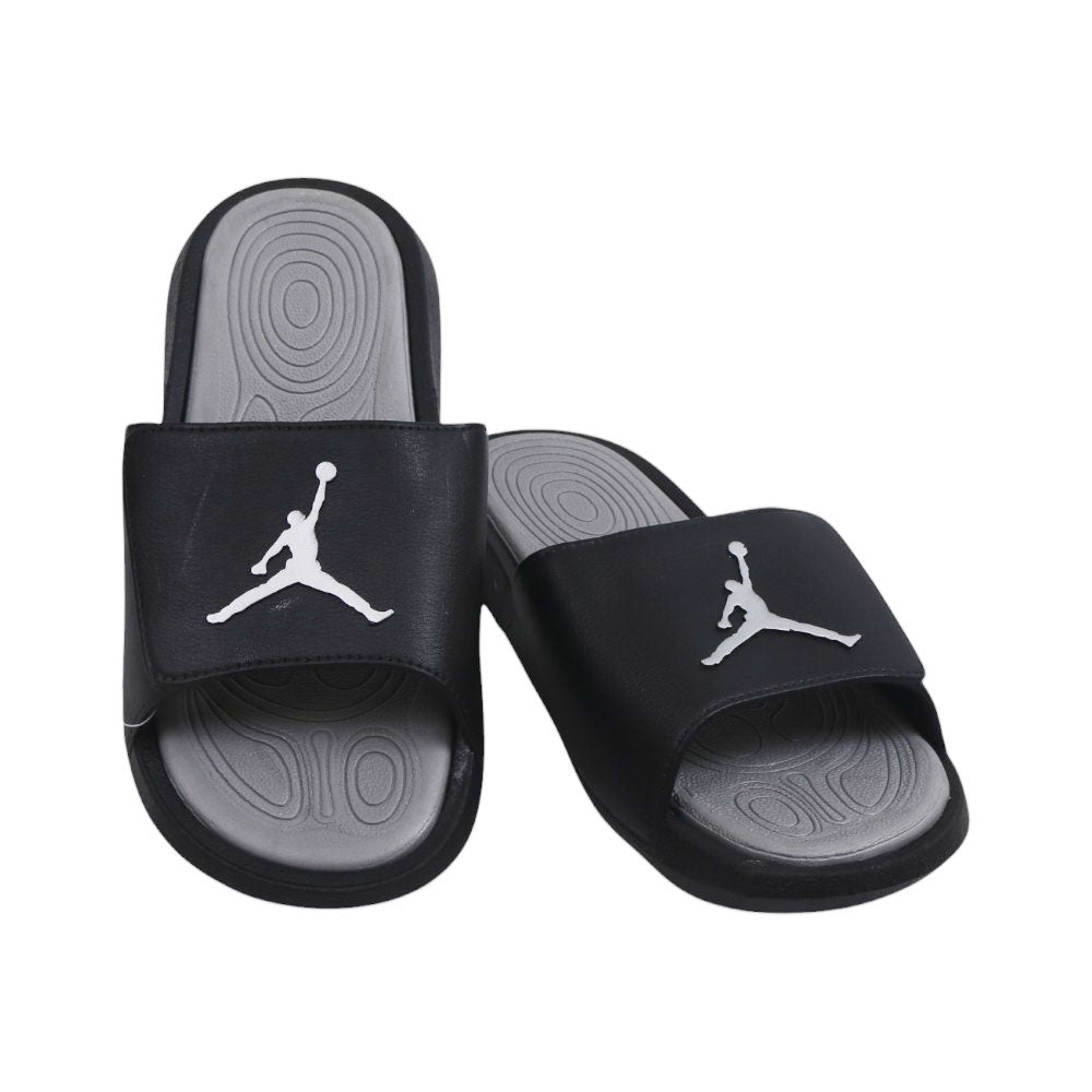 MENS SLIPPER 41 BLACK GRAY 8910+1 PVC+EVA 40-45