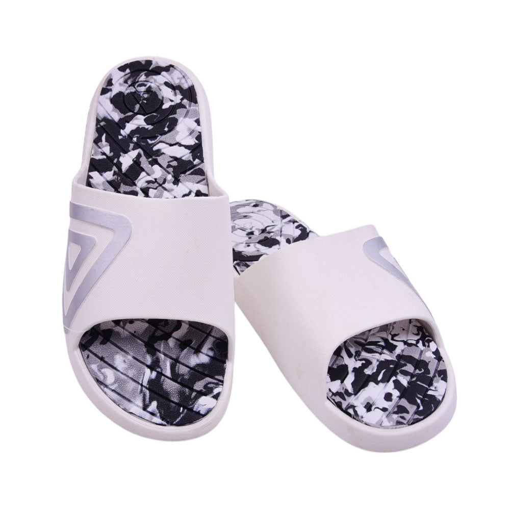 MENS SLIPPER 43 WHITE 8888W+162 PVC+EVA 40-44