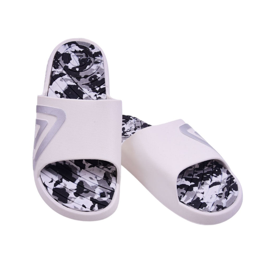 MENS SLIPPER 42 WHITE 8888W+162 PVC+EVA 40-44
