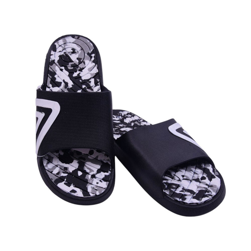 MENS SLIPPER 43 BLACK 8888W+162 PVC+EVA 40-44