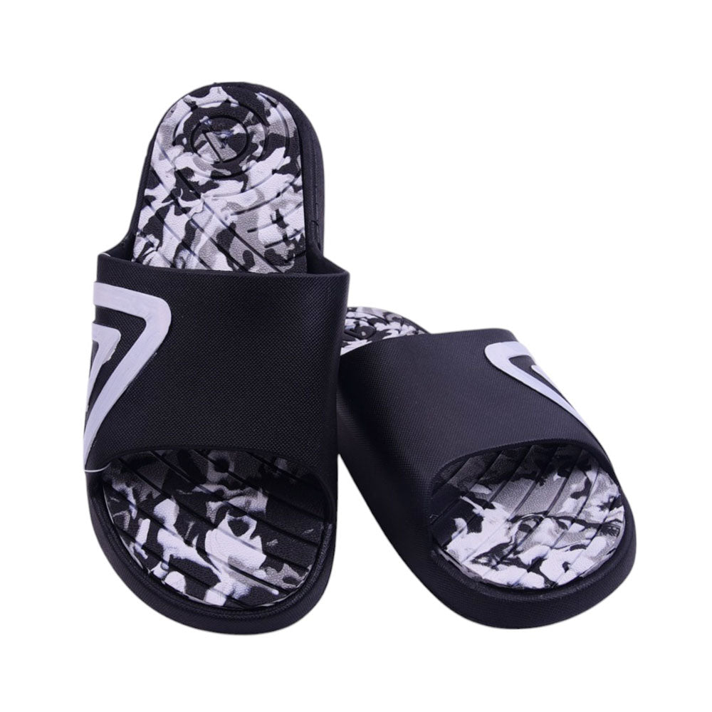 MENS SLIPPER 42 BLACK 8888W+162 PVC+EVA 40-44