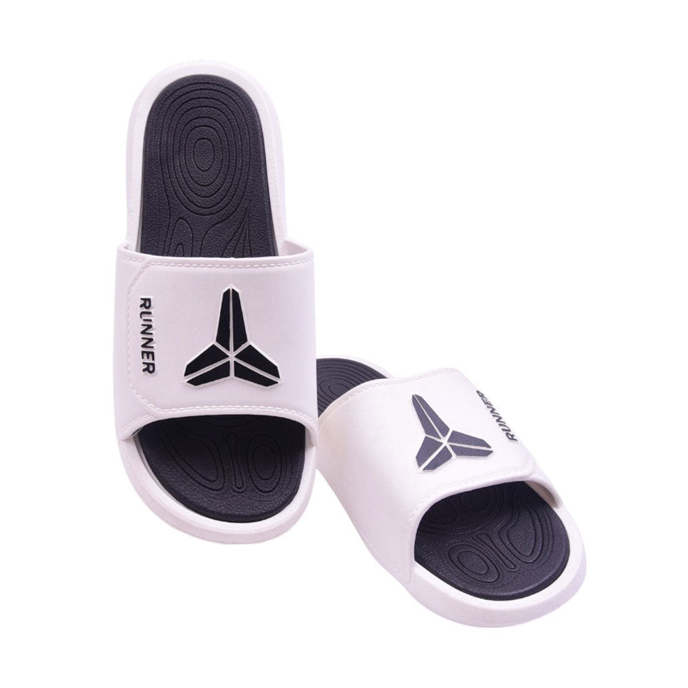 MENS SLIPPER 44 WHITE 3376+1 PVC+EVA 40-45