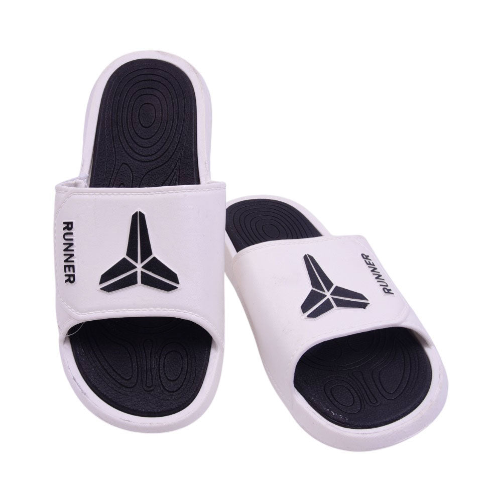 MENS SLIPPER 43 WHITE 3376+1 PVC+EVA 40-45