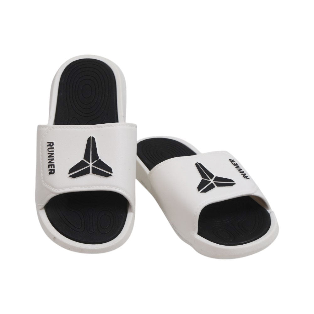 MENS SLIPPER 40 WHITE 3376+1 PVC+EVA 40-45