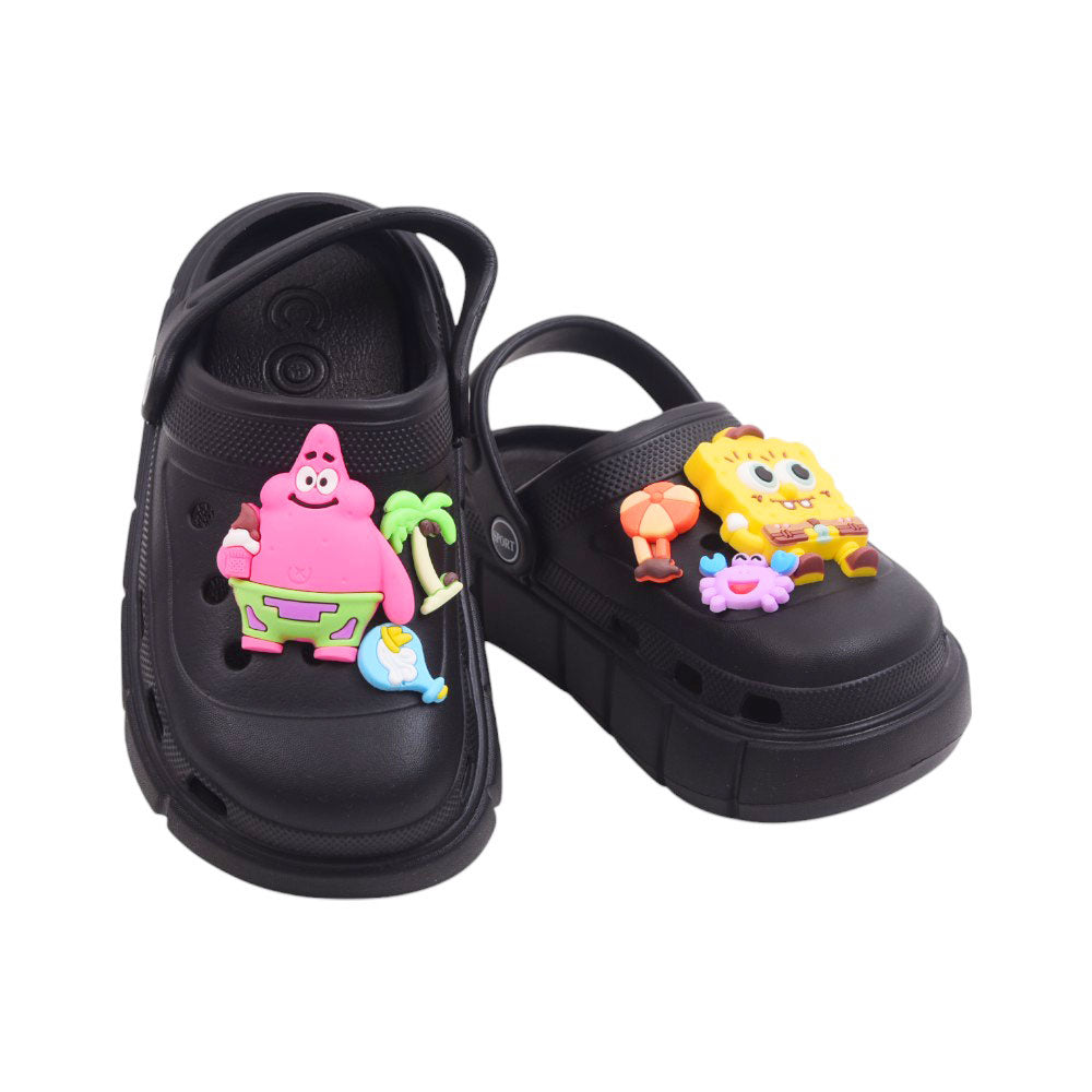 GIRLS CROCKS 26-27 BLACK 9008+188 EVA 24-29