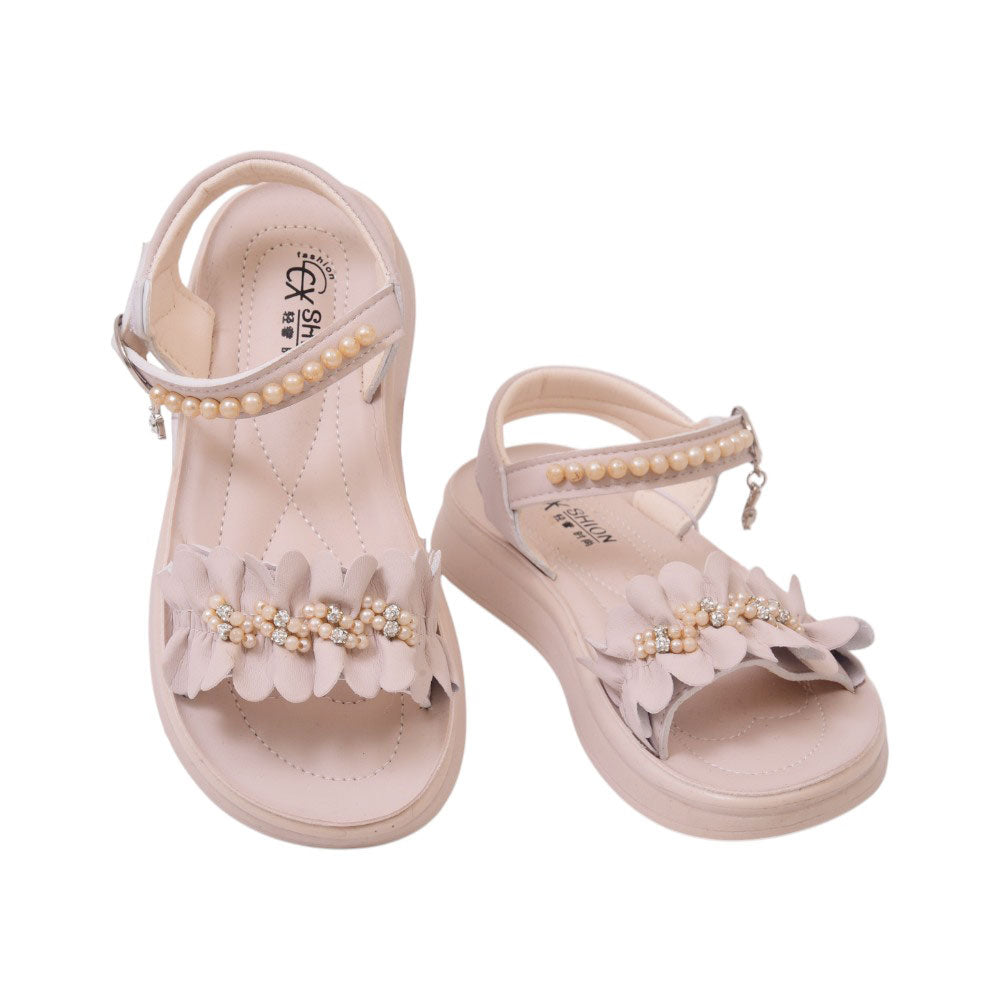 GIRLS SANDAL 32 BEIGE C-8809