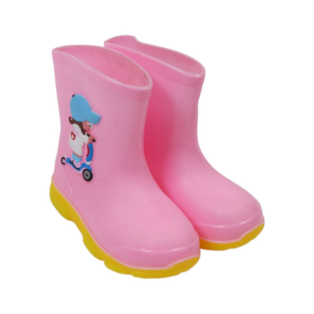 UNISEX RAIN SHOES IR 34 PINK NO.635 PVC 31-35